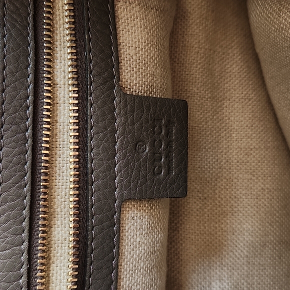 GUCCI GREENWICH SHOULDER BAG GREY MEDIUM - Picture 11 of 13